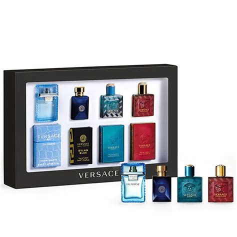 versace mens miniatures gift set|superdrug miniature perfume sets.